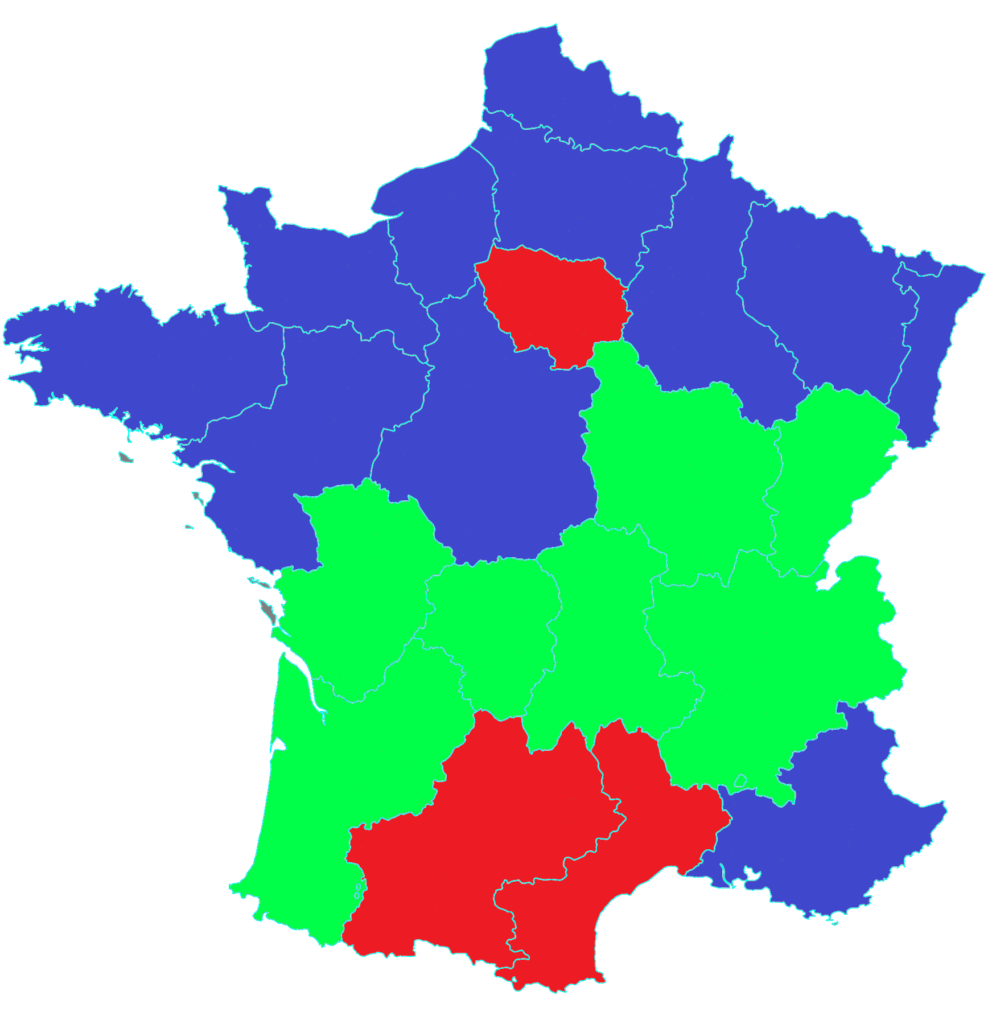 carte des vacances scolaires 2025